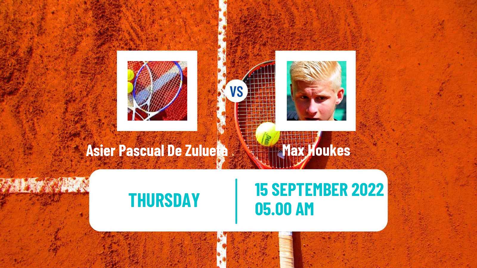 Tennis ITF Tournaments Asier Pascual De Zulueta - Max Houkes
