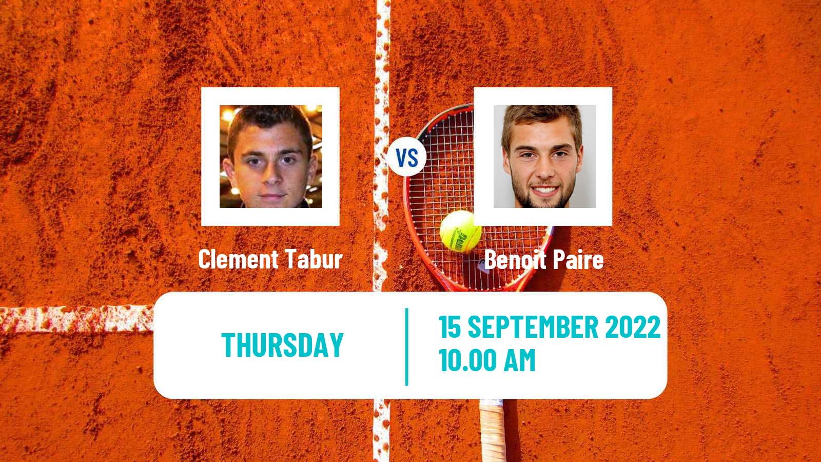 Tennis ATP Challenger Clement Tabur - Benoit Paire