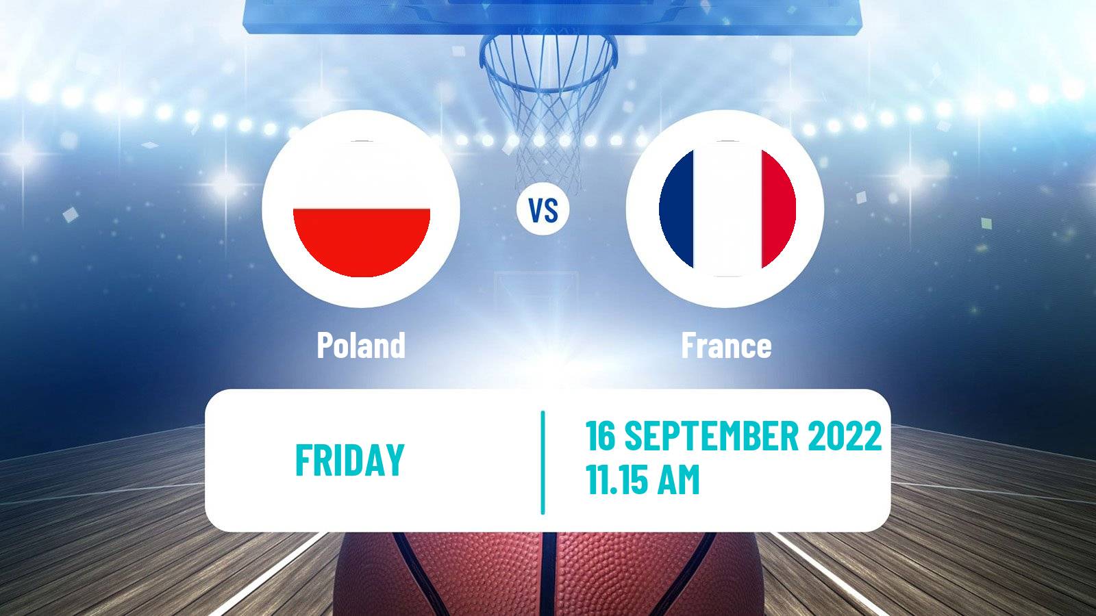 Basketball EuroBasket Poland - France