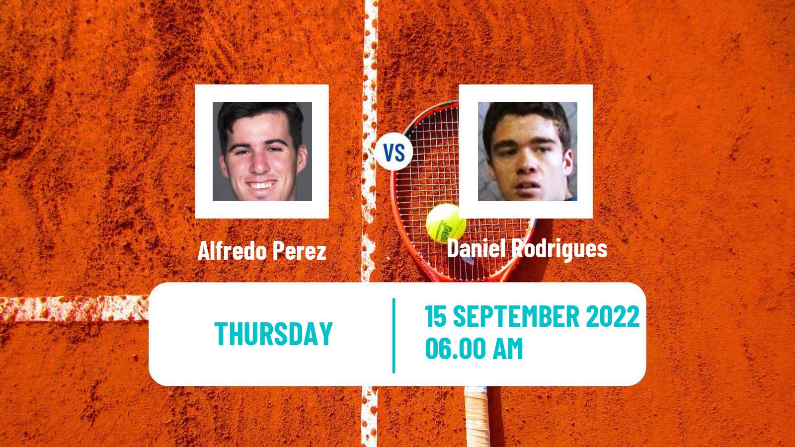 Tennis ITF Tournaments Alfredo Perez - Daniel Rodrigues