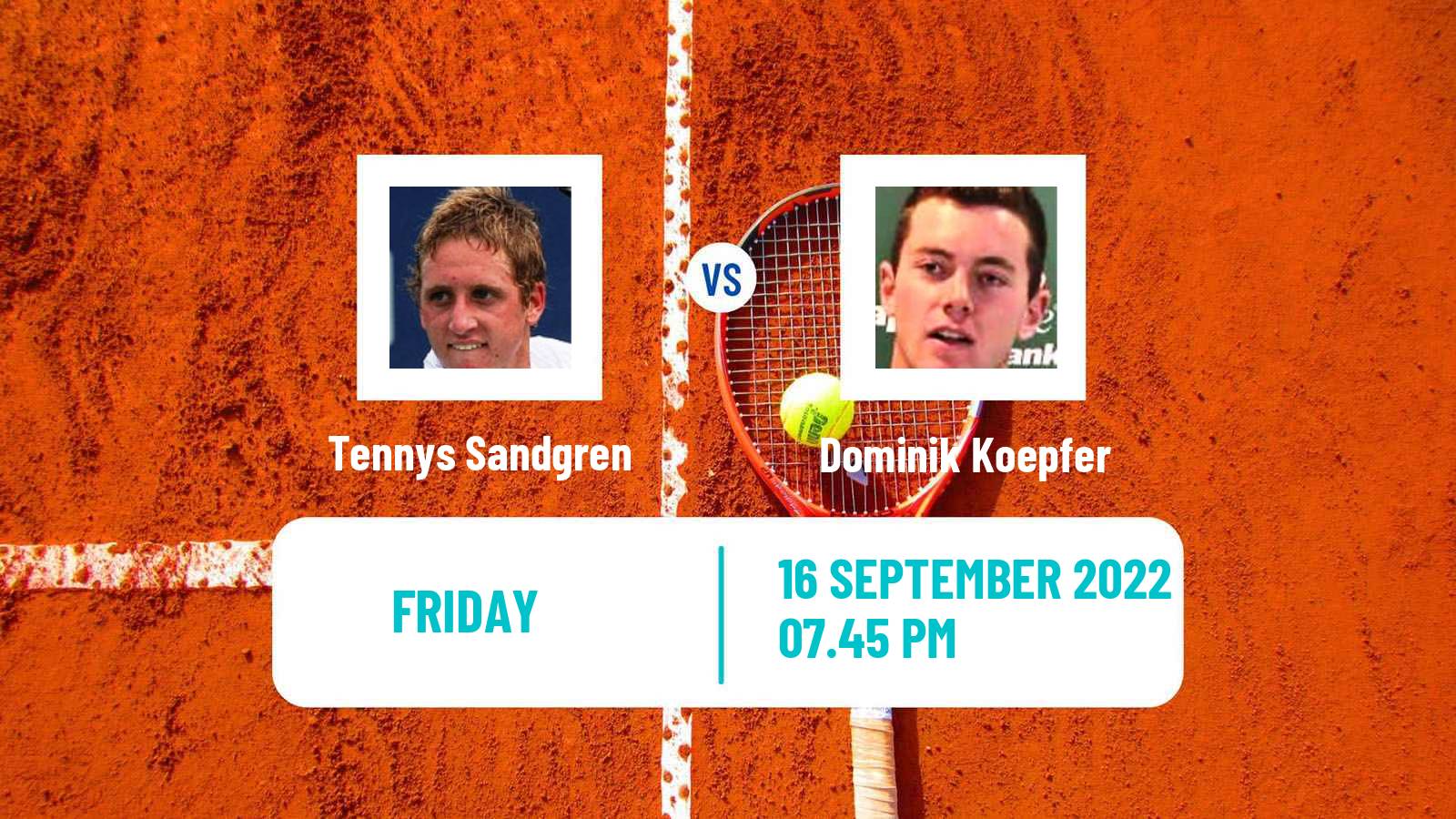 Tennis ATP Challenger Tennys Sandgren - Dominik Koepfer