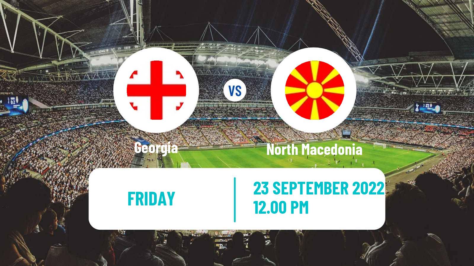 Soccer UEFA Nations League Georgia - North Macedonia