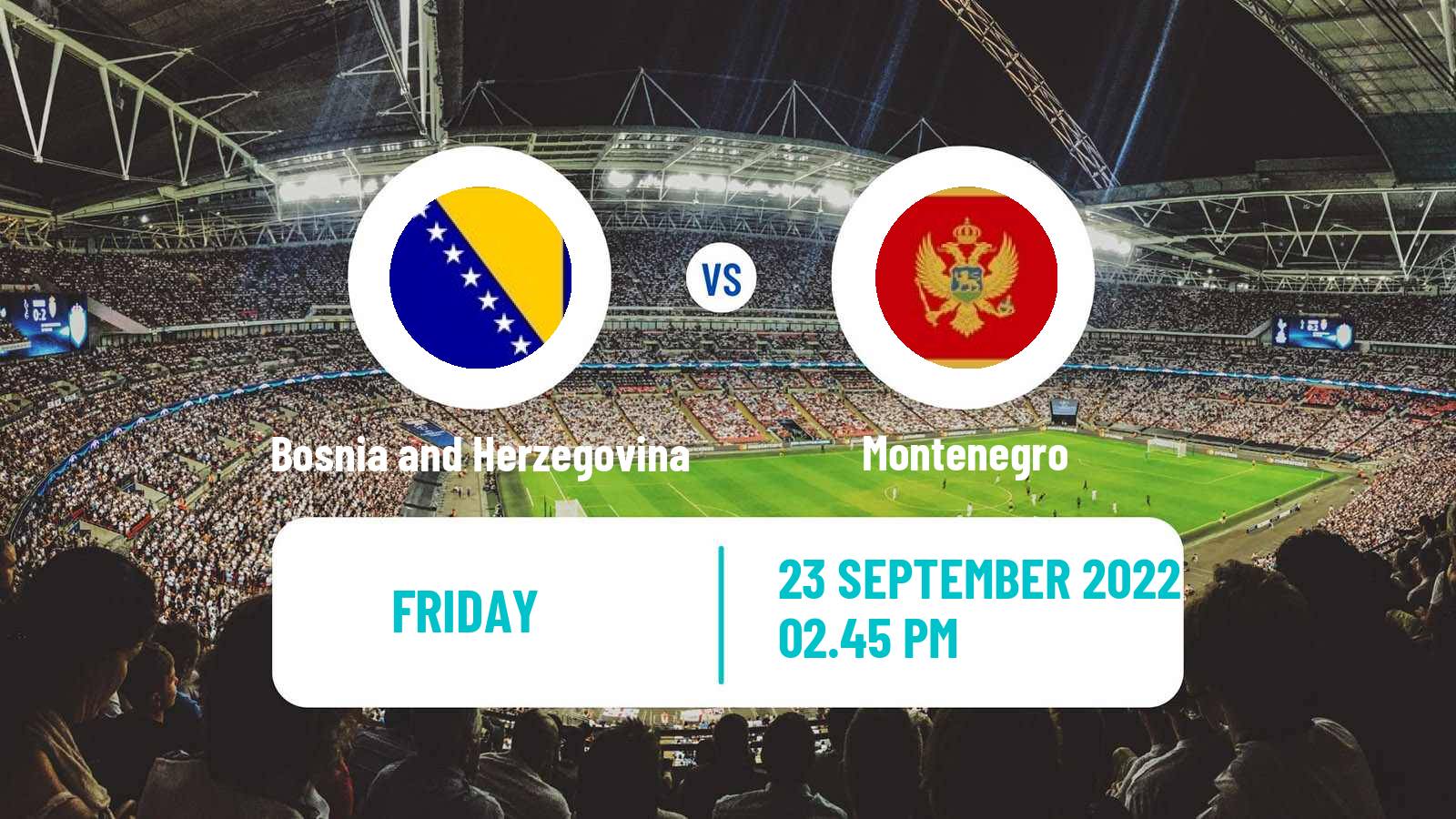 Soccer UEFA Nations League Bosnia and Herzegovina - Montenegro