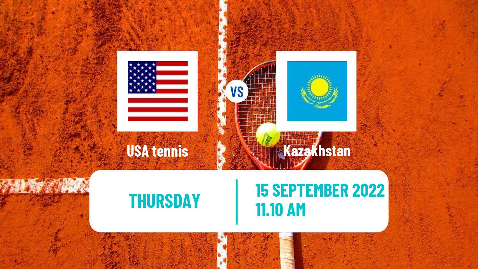 Tennis Davis Cup - World Group Teams USA - Kazakhstan