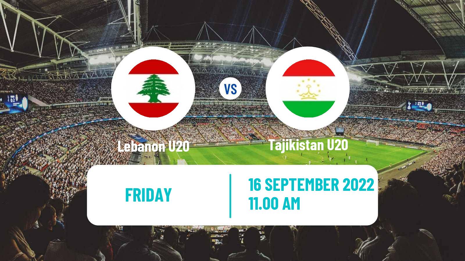 Soccer AFC Championship U20 Lebanon U20 - Tajikistan U20