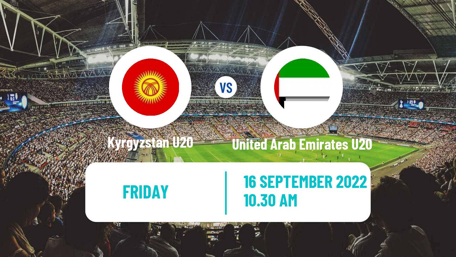 Soccer AFC Championship U20 Kyrgyzstan U20 - United Arab Emirates U20