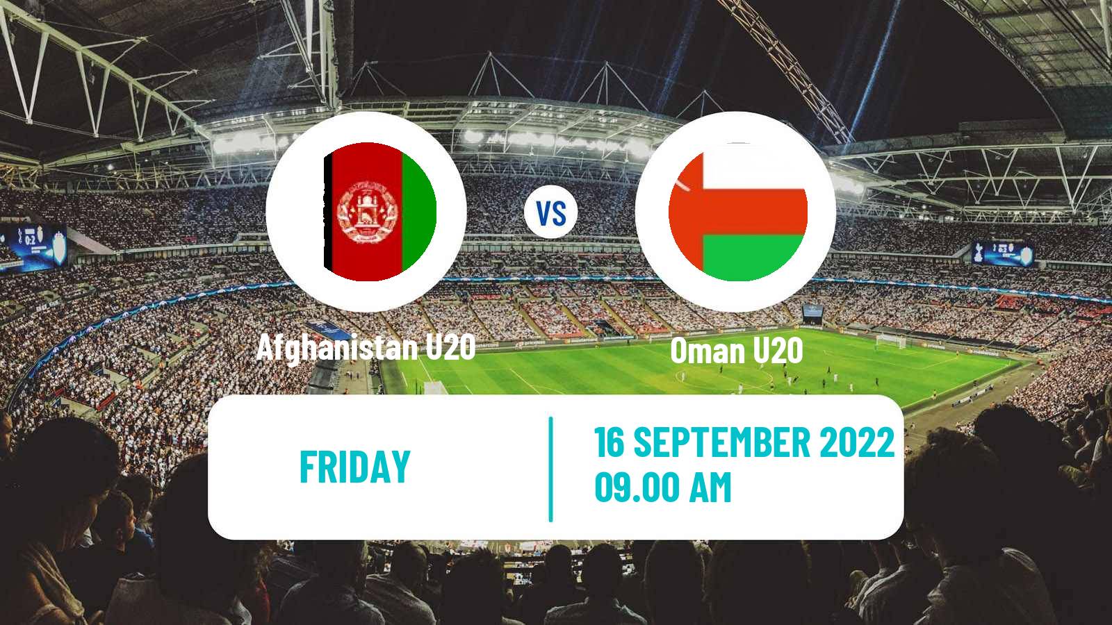 Soccer AFC Championship U20 Afghanistan U20 - Oman U20