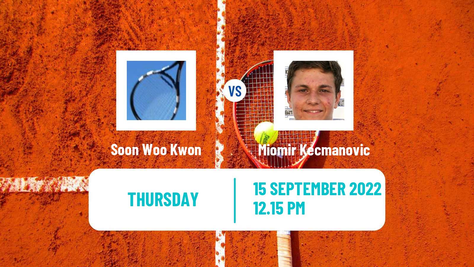 Tennis Davis Cup World Group Soon Woo Kwon - Miomir Kecmanovic