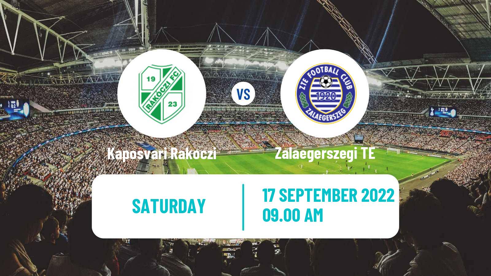 Soccer Hungarian Cup Kaposvari Rakoczi - Zalaegerszegi TE