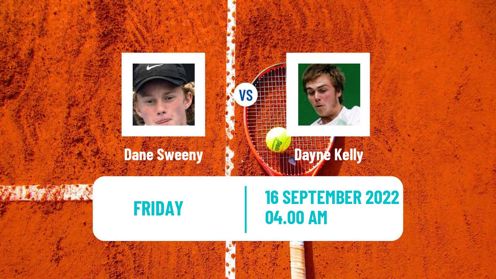 Tennis ITF Tournaments Dane Sweeny - Dayne Kelly