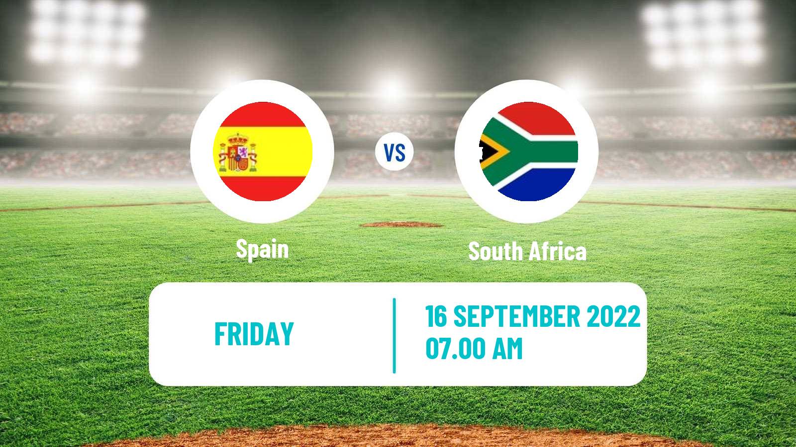 Baseball World Baseball Classic Spain - South Africa