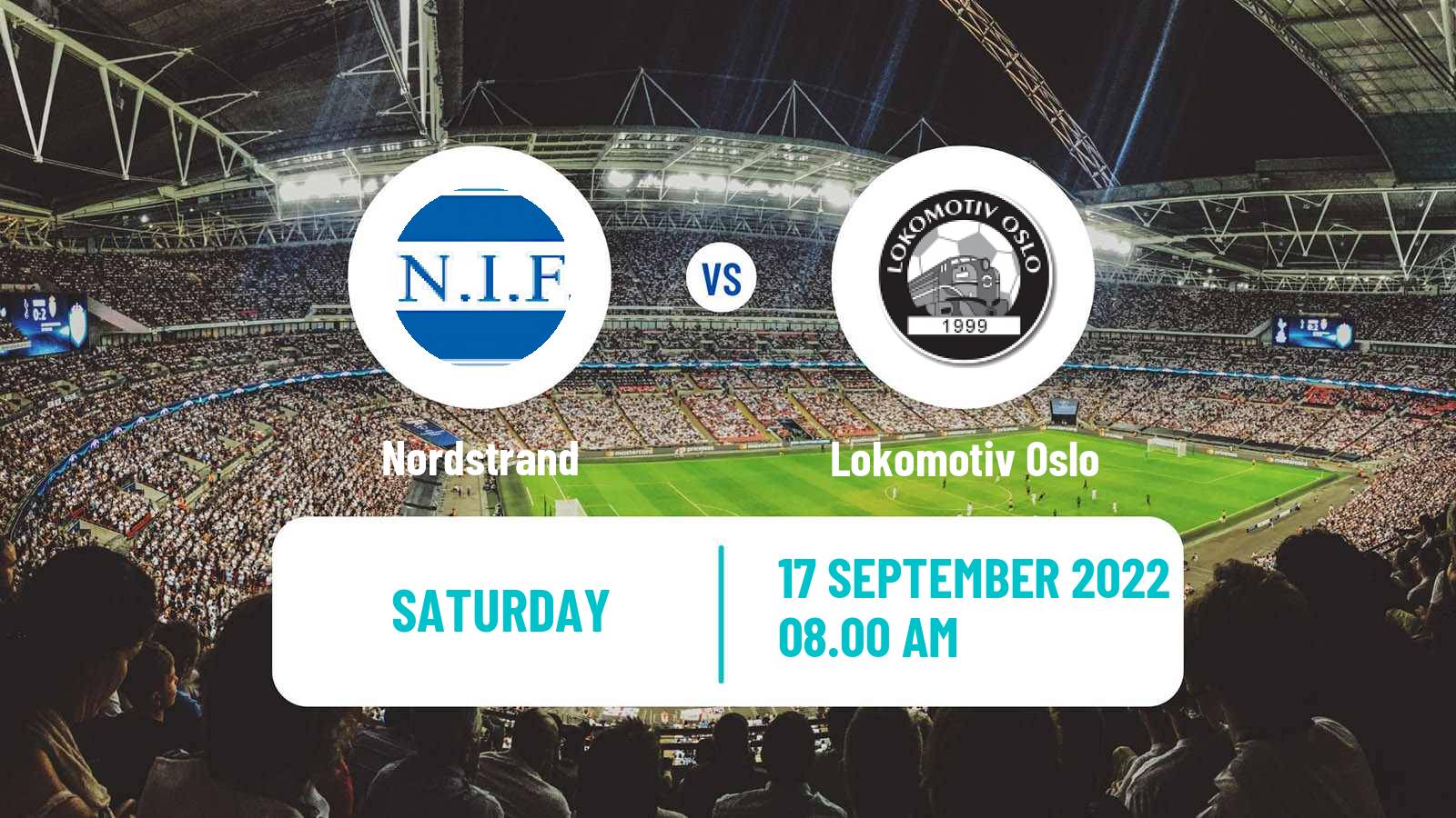 Soccer Norwegian Division 3 - Group 1 Nordstrand - Lokomotiv Oslo