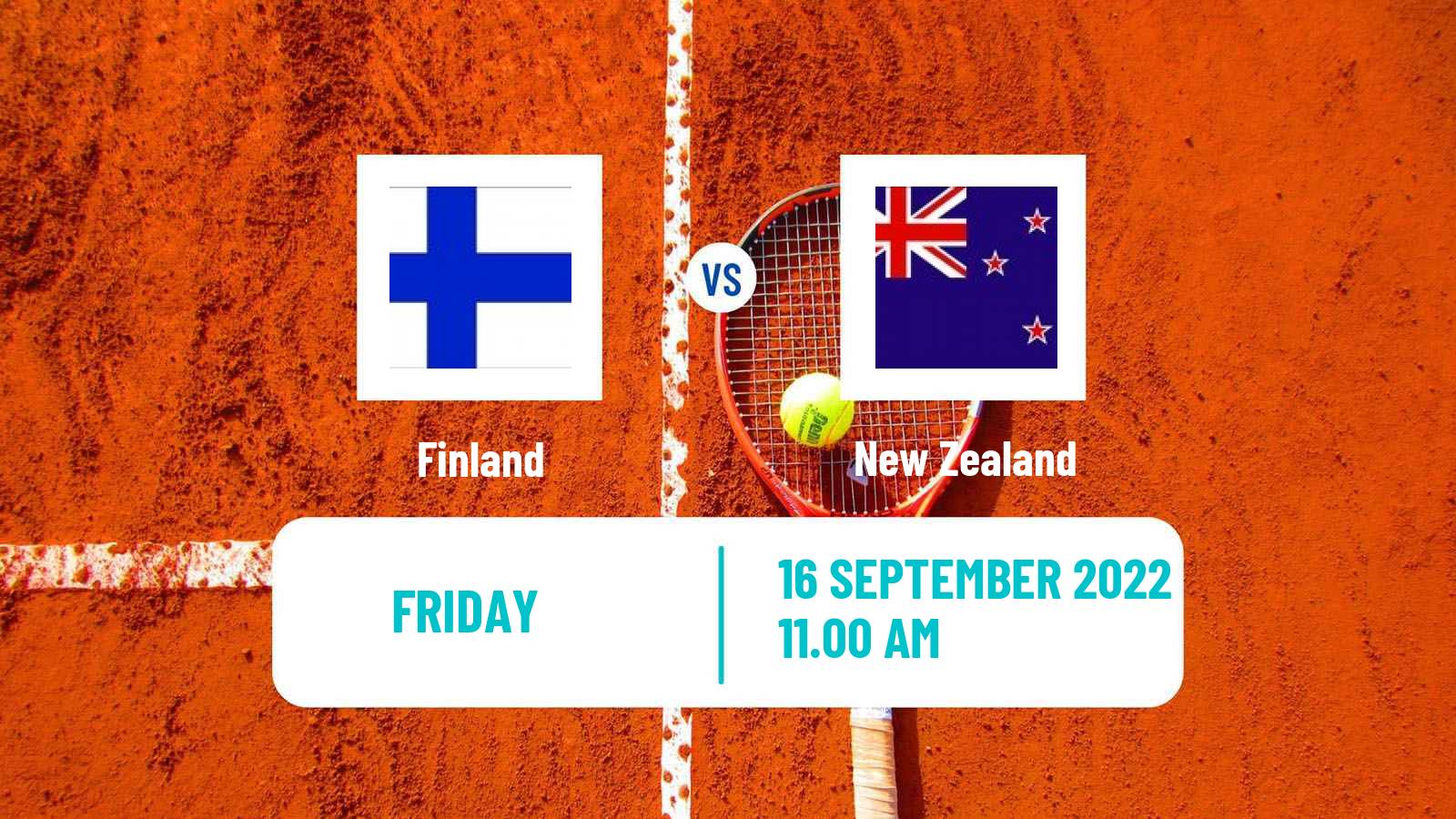 Tennis Davis Cup World Group I Teams Finland - New Zealand