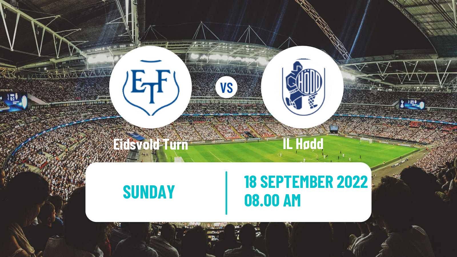 Soccer Norwegian Division 2 - Group 2 Eidsvold Turn - Hødd