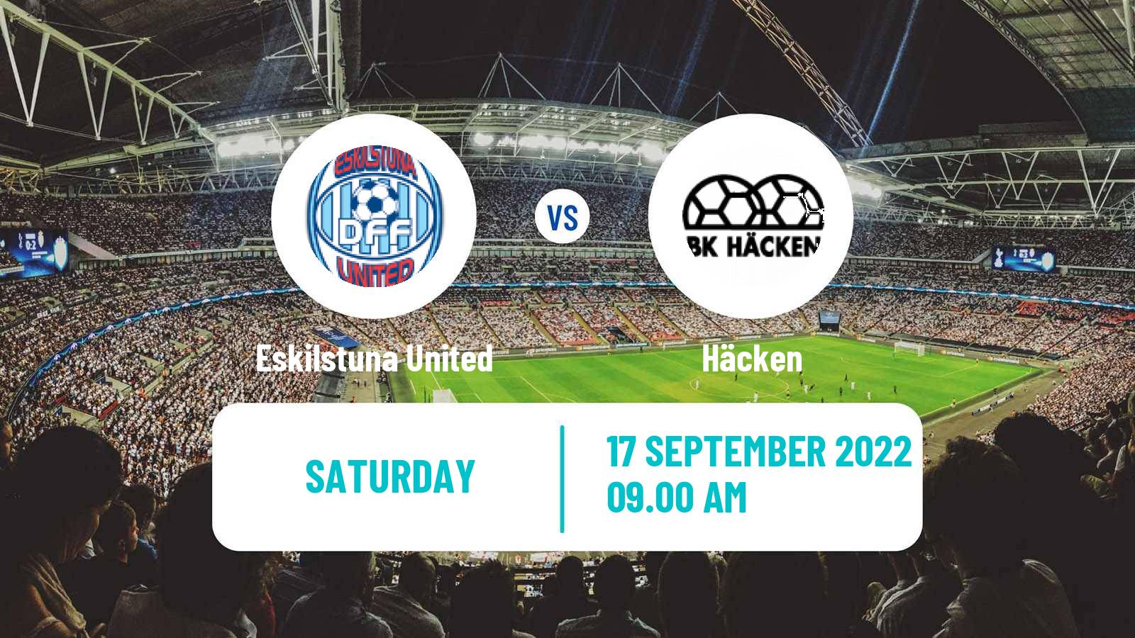 Soccer Swedish Allsvenskan Women Eskilstuna United - Häcken