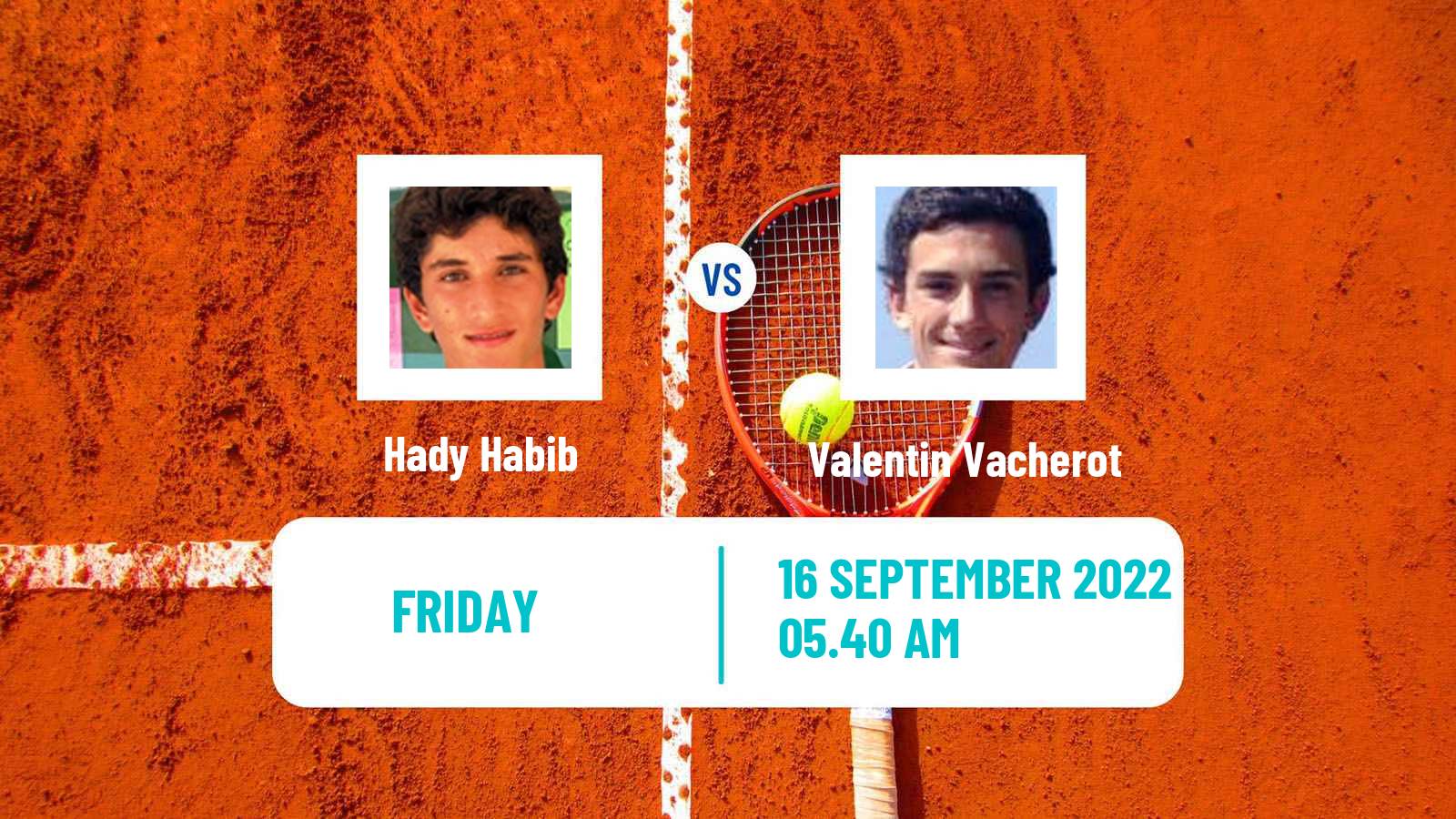 Tennis Davis Cup World Group II Hady Habib - Valentin Vacherot