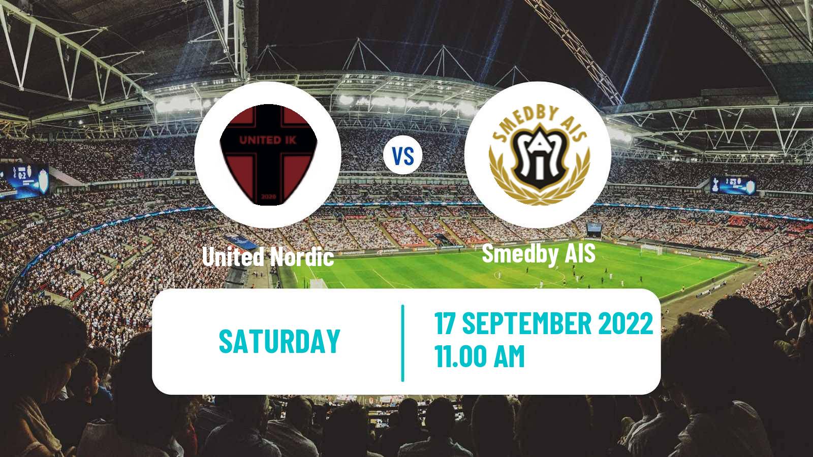Soccer Swedish Division 2 - Södra Svealand United Nordic - Smedby