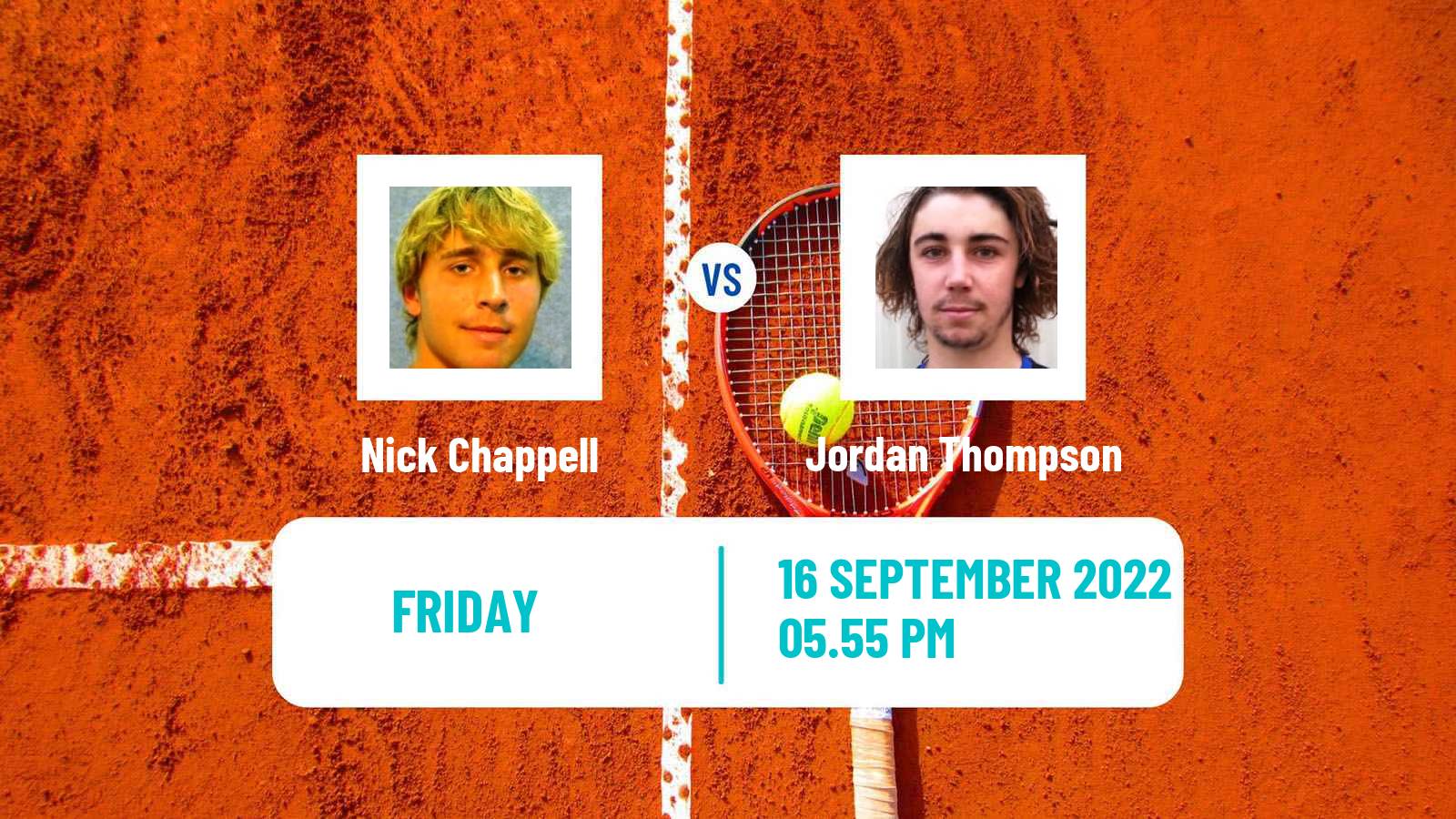 Tennis ATP Challenger Nick Chappell - Jordan Thompson