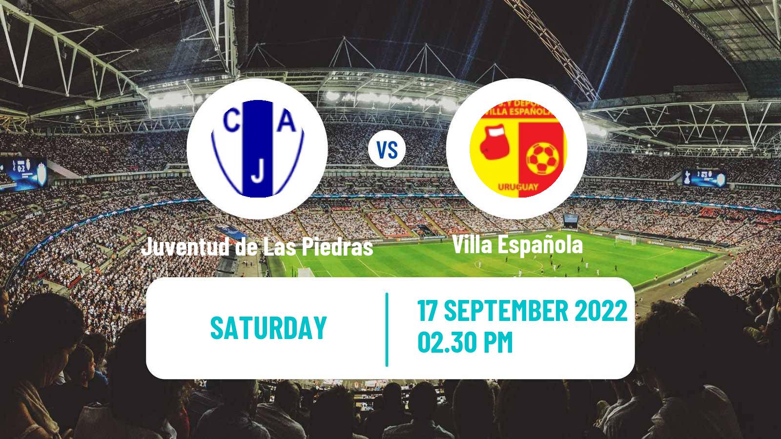 Soccer Uruguayan Segunda Division Juventud de Las Piedras - Villa Española