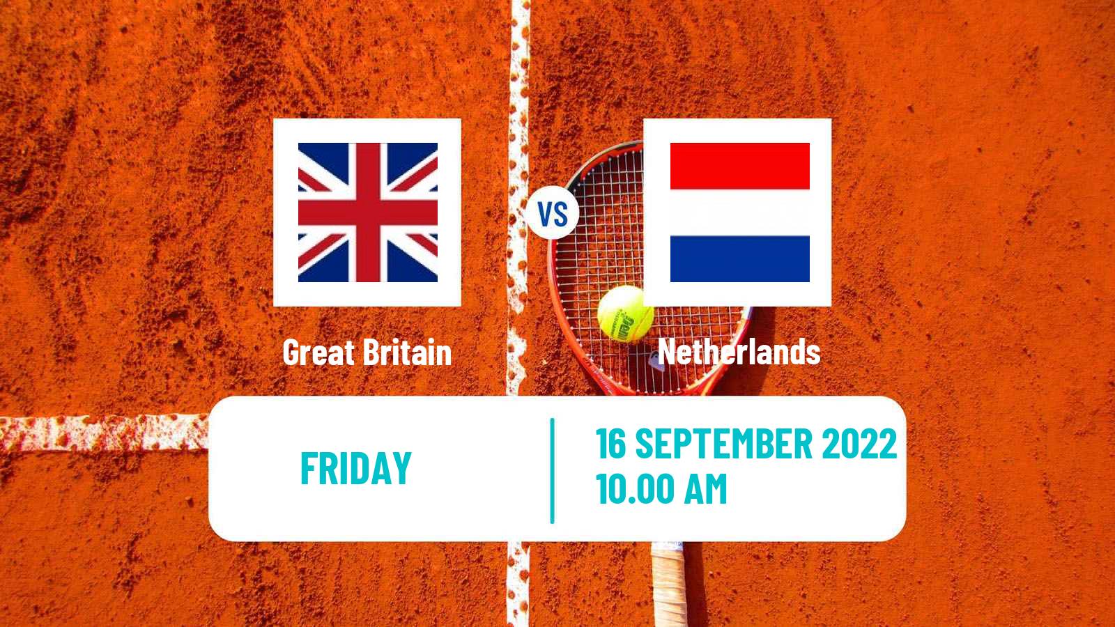 Tennis Davis Cup - World Group Teams Great Britain - Netherlands