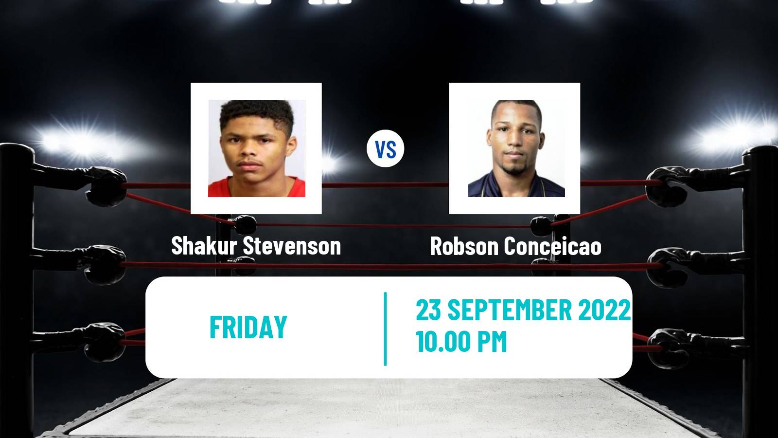 Boxing Boxing Shakur Stevenson - Robson Conceicao