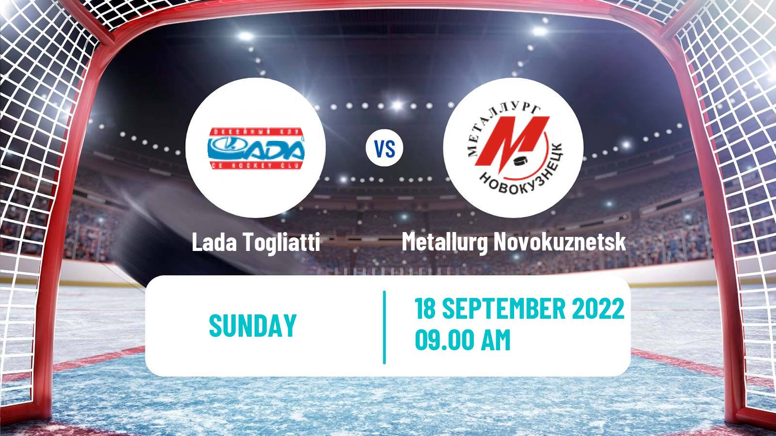 Hockey VHL Lada Togliatti - Metallurg Novokuznetsk