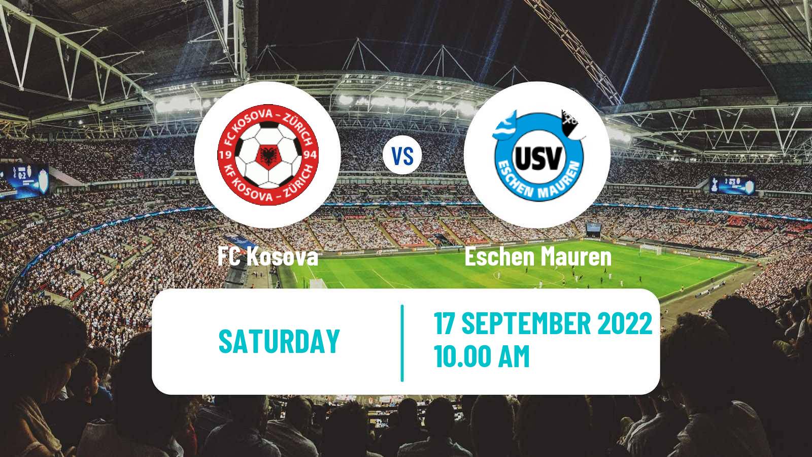 Soccer Swiss 1 Liga Classic Group 3 Kosova - Eschen Mauren