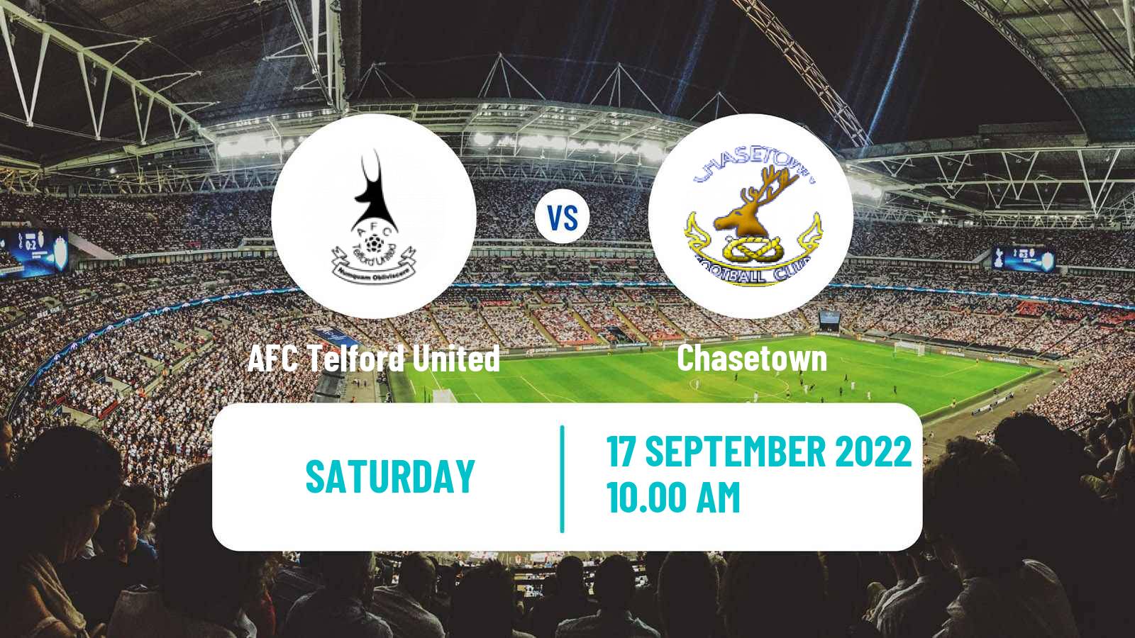 Soccer English FA Cup AFC Telford United - Chasetown