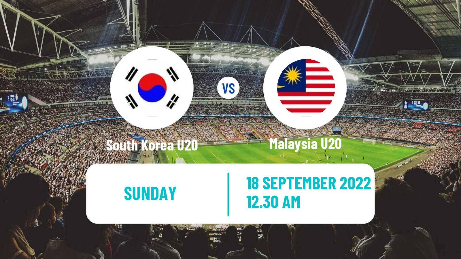 Soccer AFC Championship U20 South Korea U20 - Malaysia U20