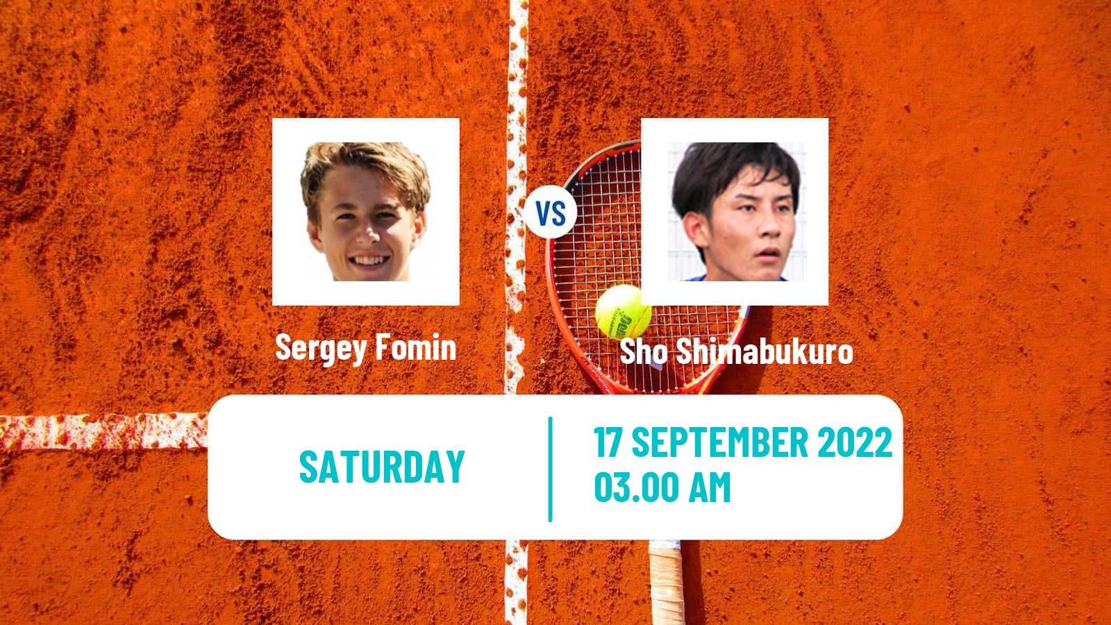 Tennis Davis Cup World Group I Sergey Fomin - Sho Shimabukuro