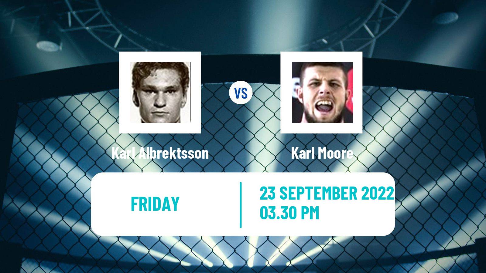 MMA MMA Karl Albrektsson - Karl Moore