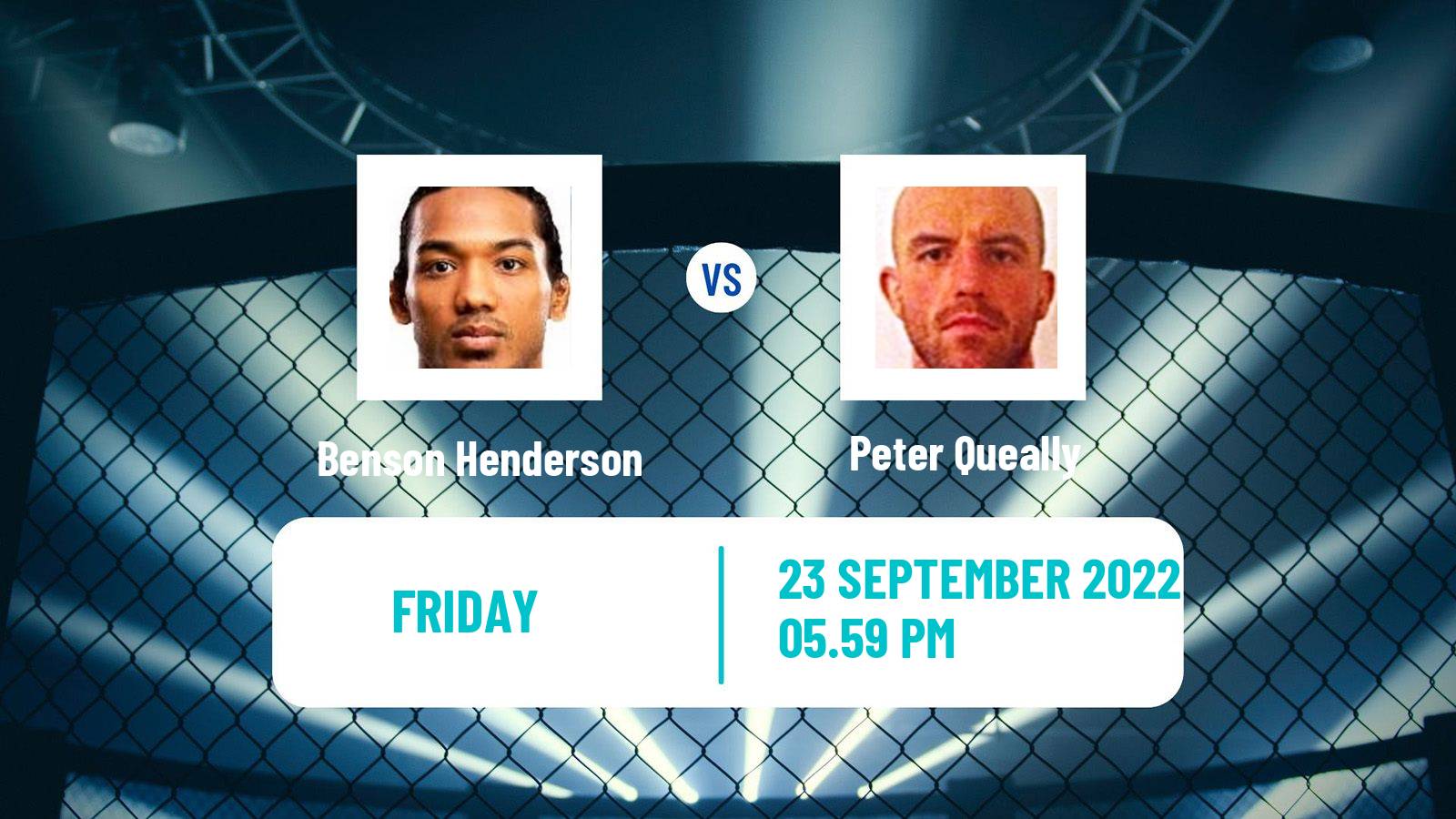 MMA MMA Benson Henderson - Peter Queally