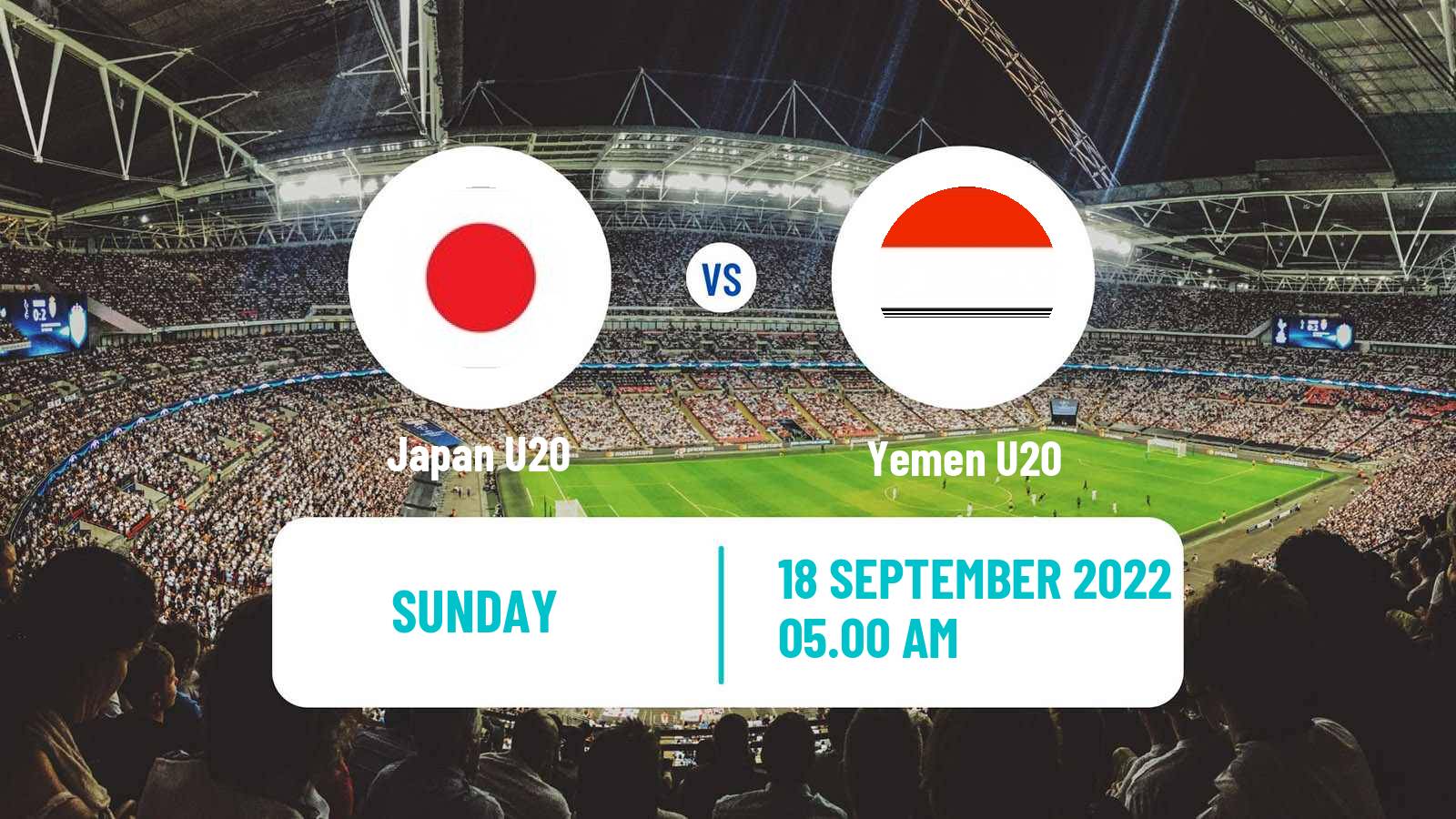 Soccer AFC Championship U20 Japan U20 - Yemen U20