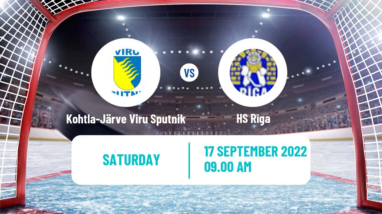 Hockey Estonian Hokiliiga Kohtla-Järve Viru Sputnik - HS Rīga