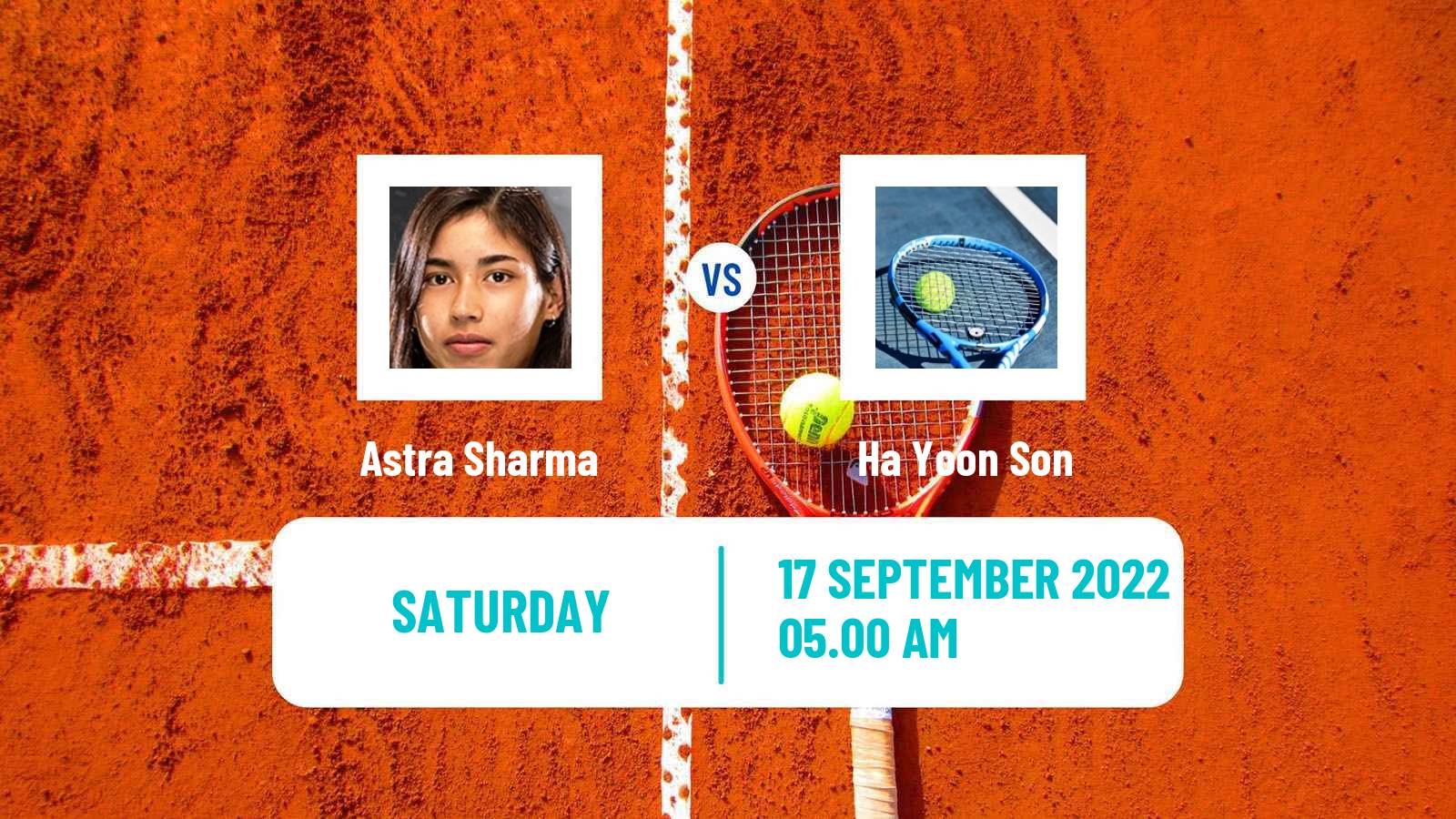 Tennis WTA Seoul Astra Sharma - Ha Yoon Son