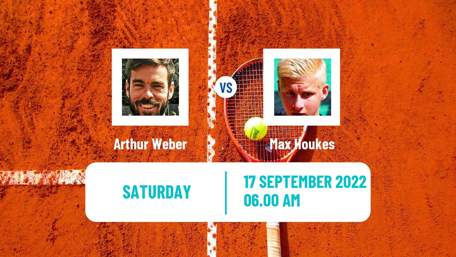 Tennis ITF Tournaments Arthur Weber - Max Houkes