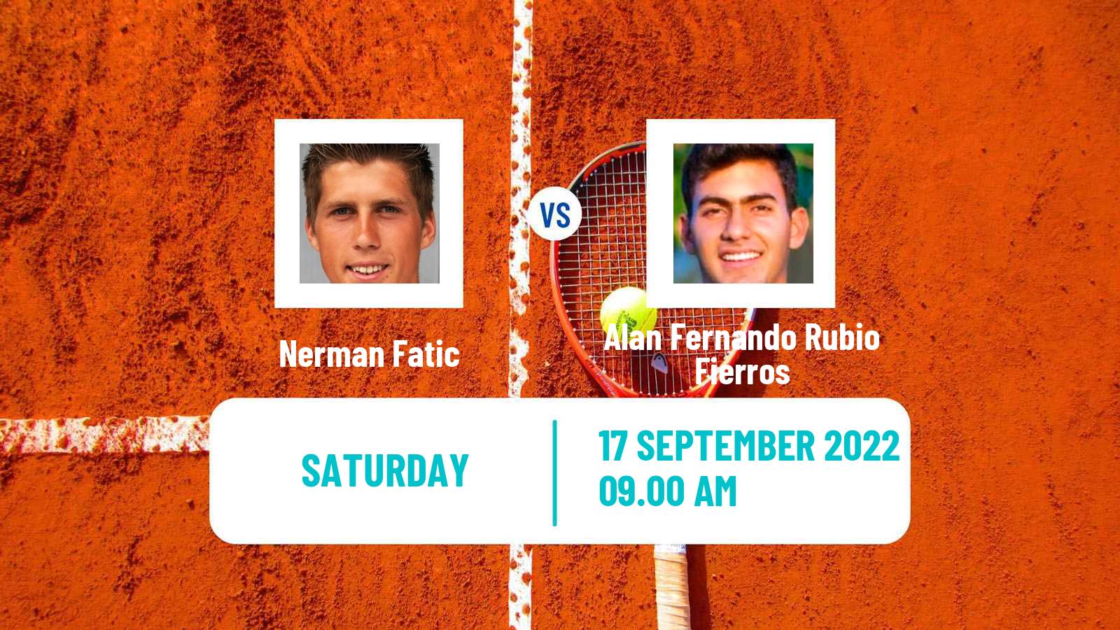 Tennis Davis Cup World Group I Nerman Fatic - Alan Fernando Rubio Fierros