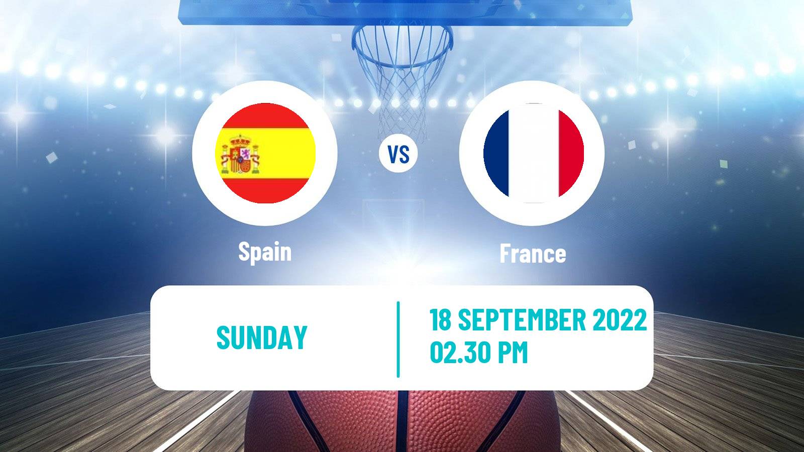 Basketball EuroBasket Spain - France