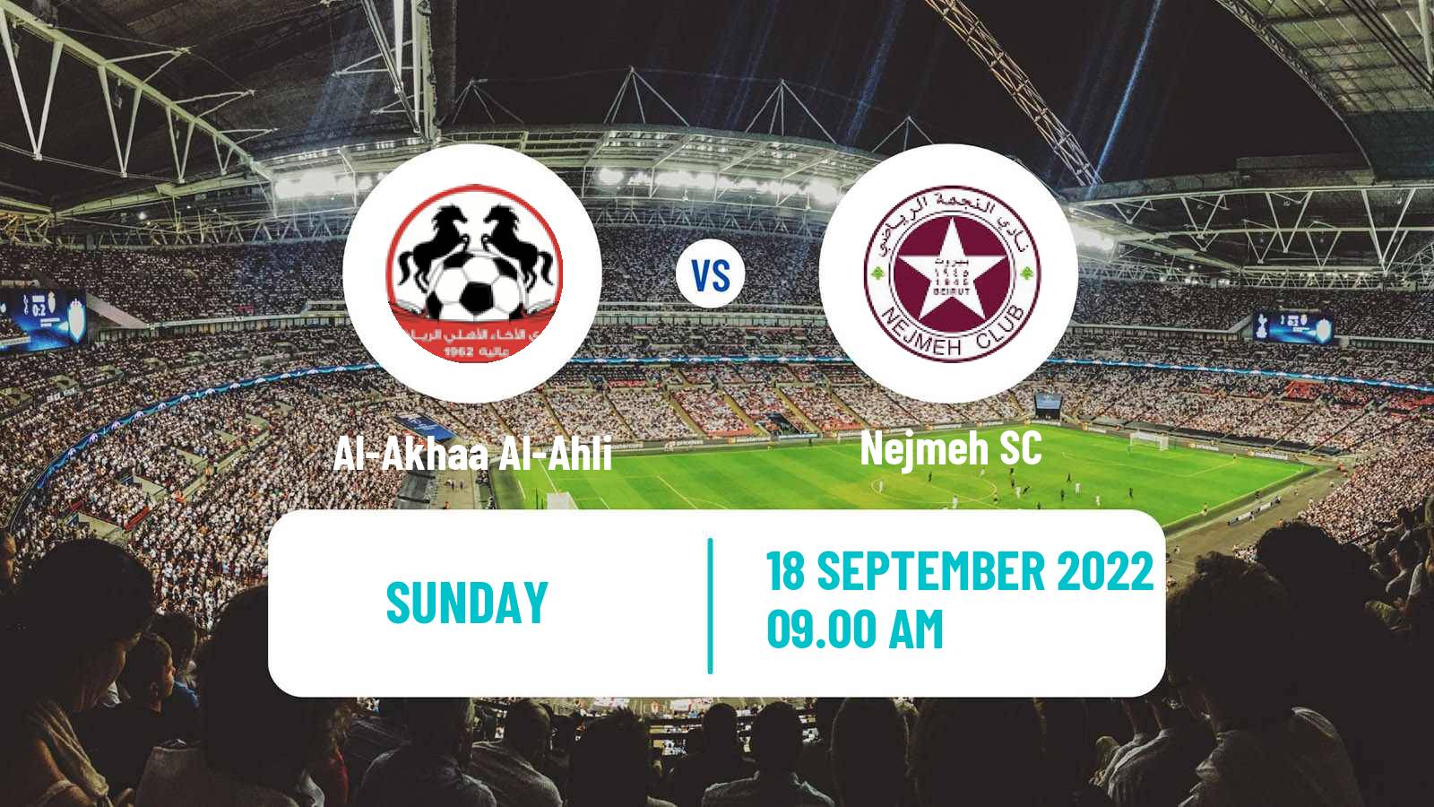 Soccer Lebanese Premier League Al-Akhaa Al-Ahli - Nejmeh