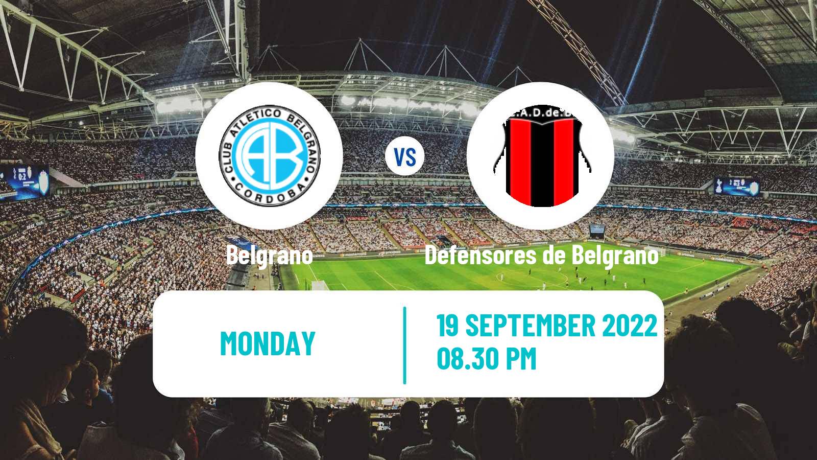 Soccer Argentinian Primera Nacional Belgrano - Defensores de Belgrano