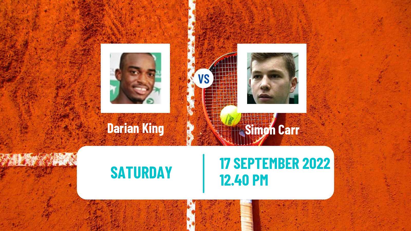 Tennis Davis Cup World Group II Darian King - Simon Carr