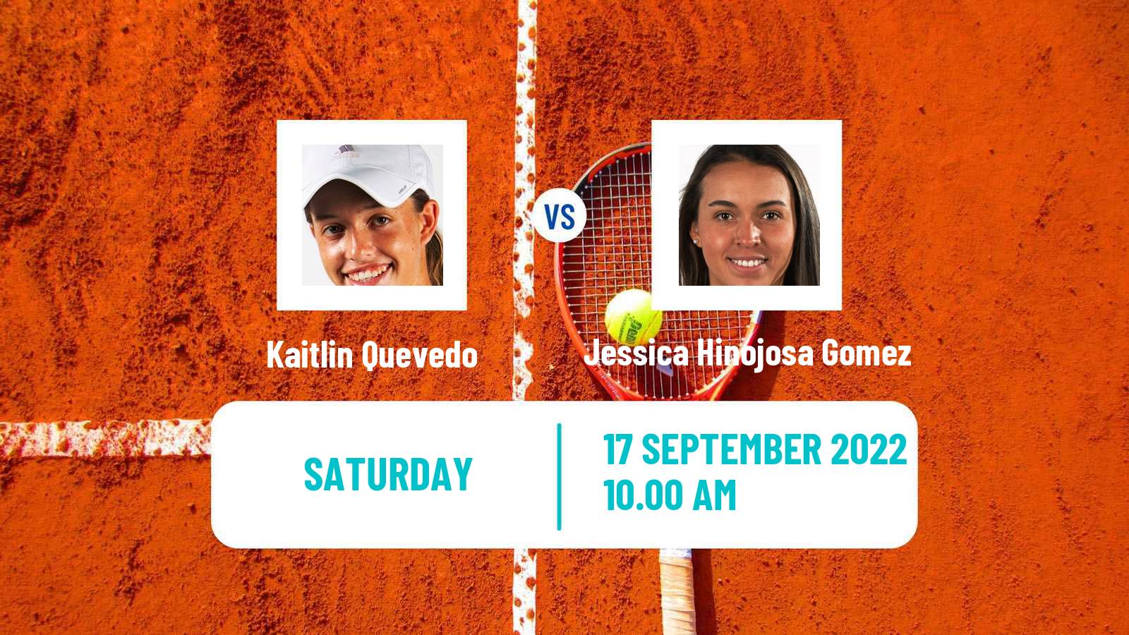 Tennis ITF Tournaments Kaitlin Quevedo - Jessica Hinojosa Gomez