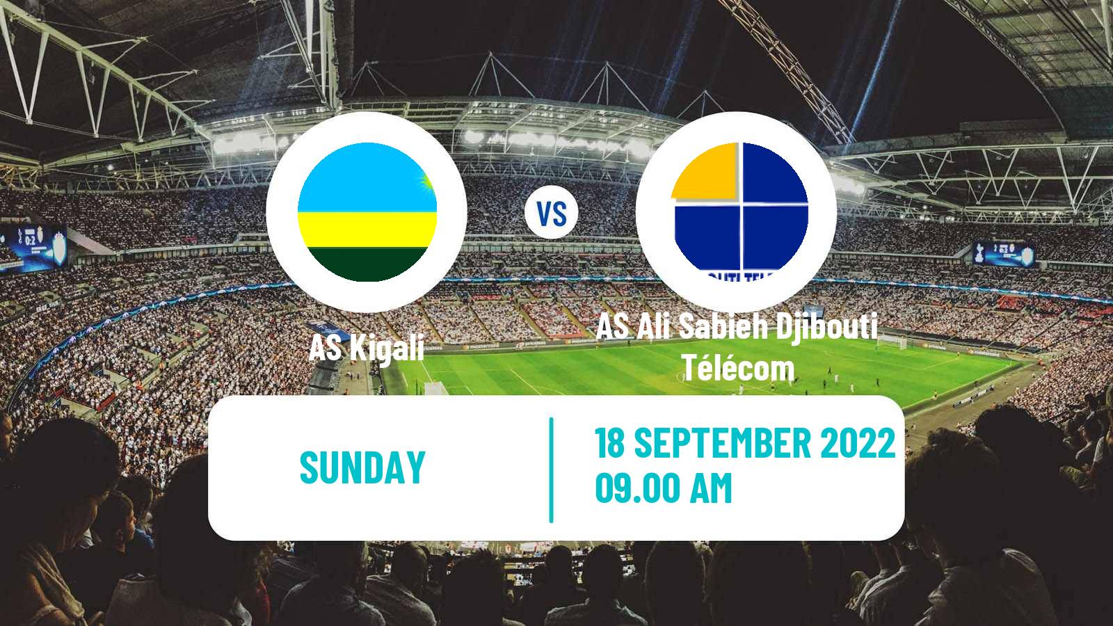 Soccer CAF Confederation Cup Kigali - AS Ali Sabieh Djibouti Télécom