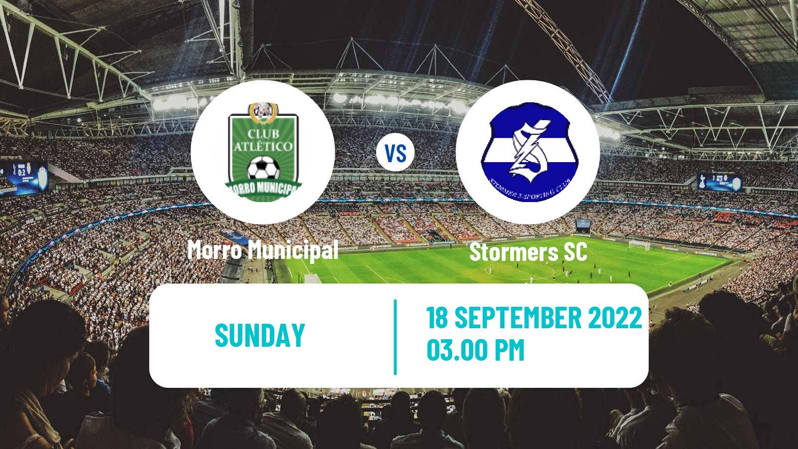 Soccer Bolivian Nacional B Morro Municipal - Stormers SC