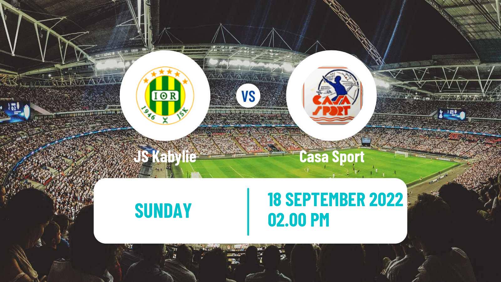Soccer CAF Champions League Kabylie - Casa Sport