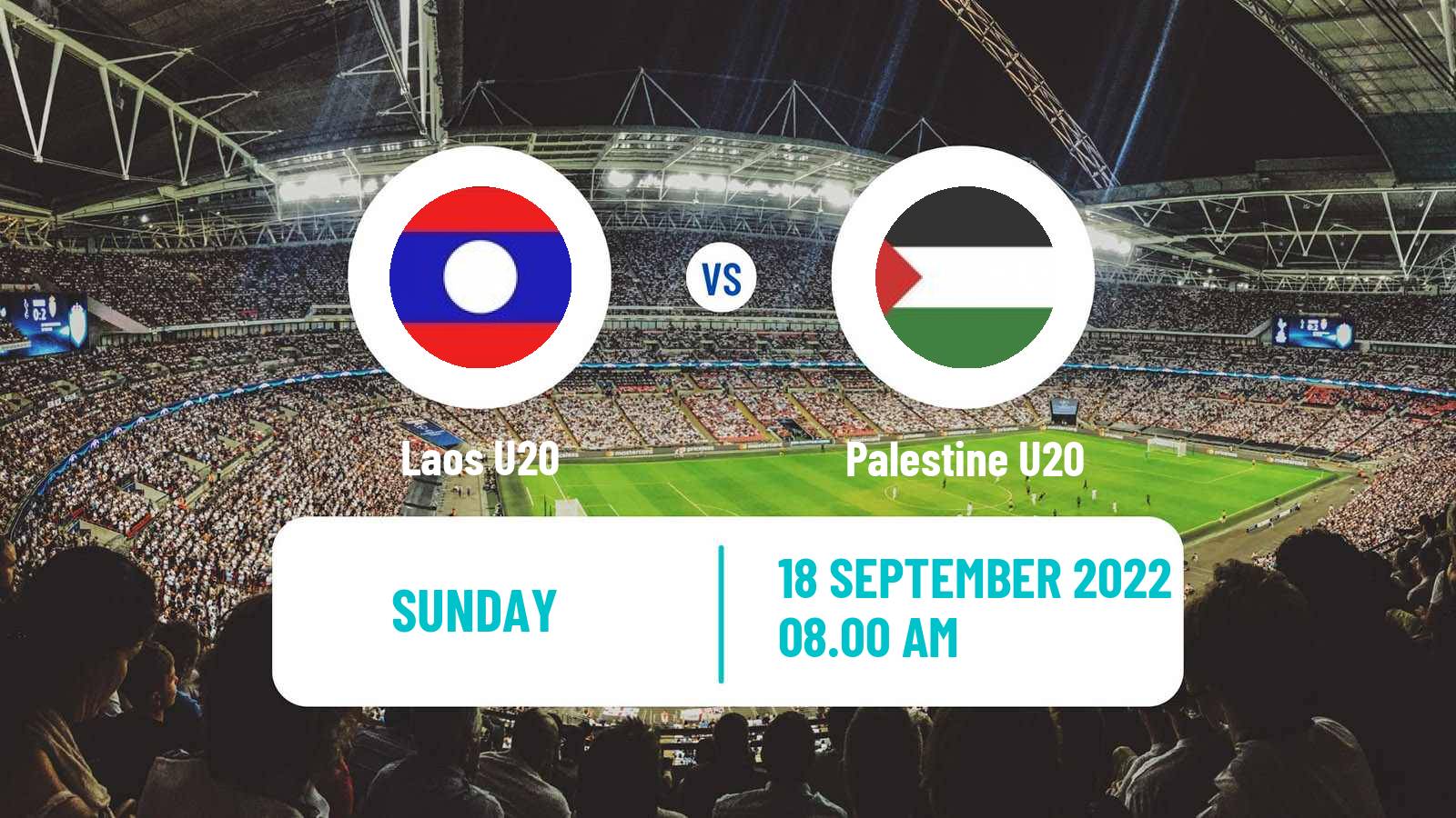 Soccer AFC Championship U20 Laos U20 - Palestine U20