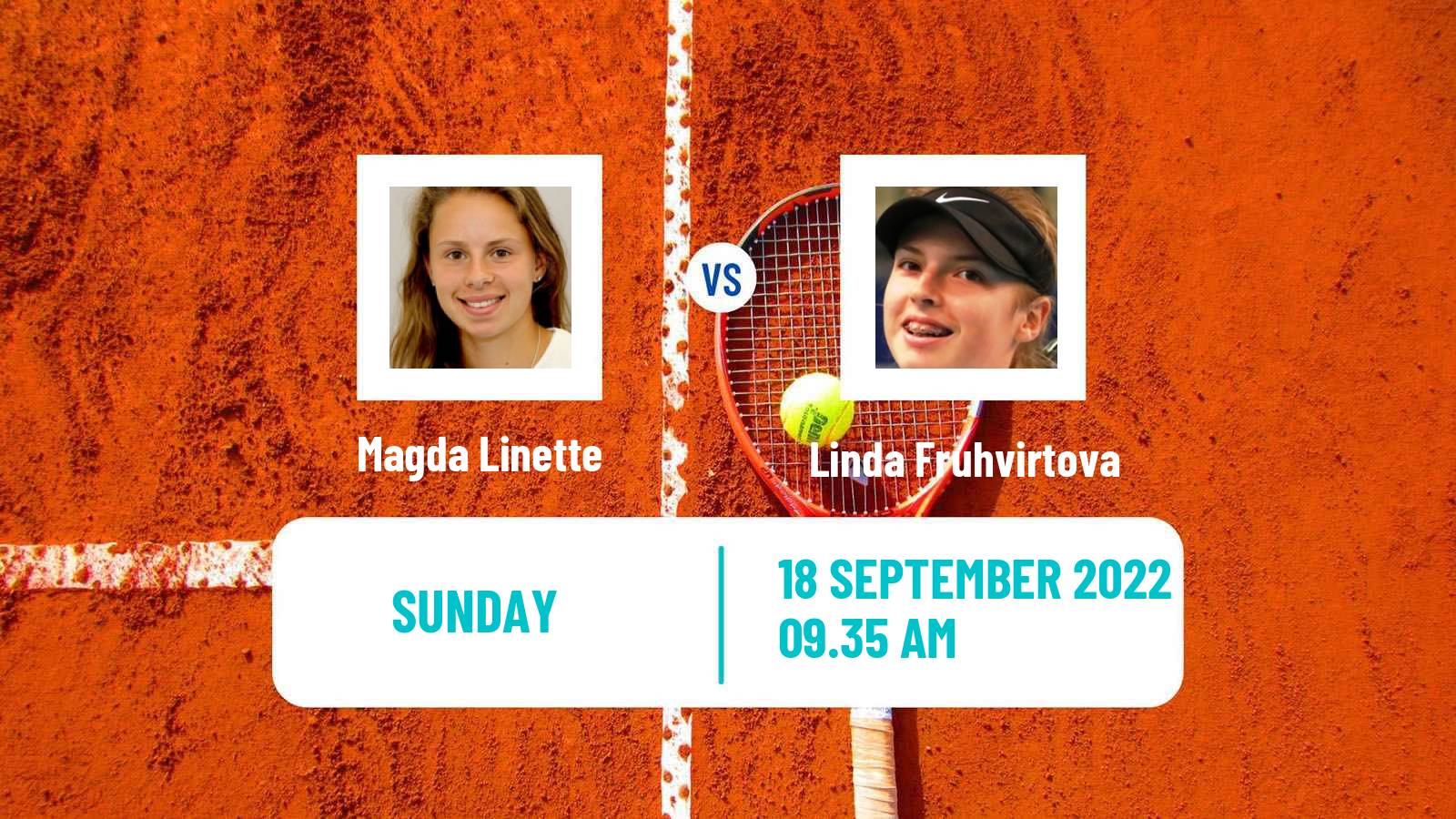 Tennis WTA Chennai Magda Linette - Linda Fruhvirtova