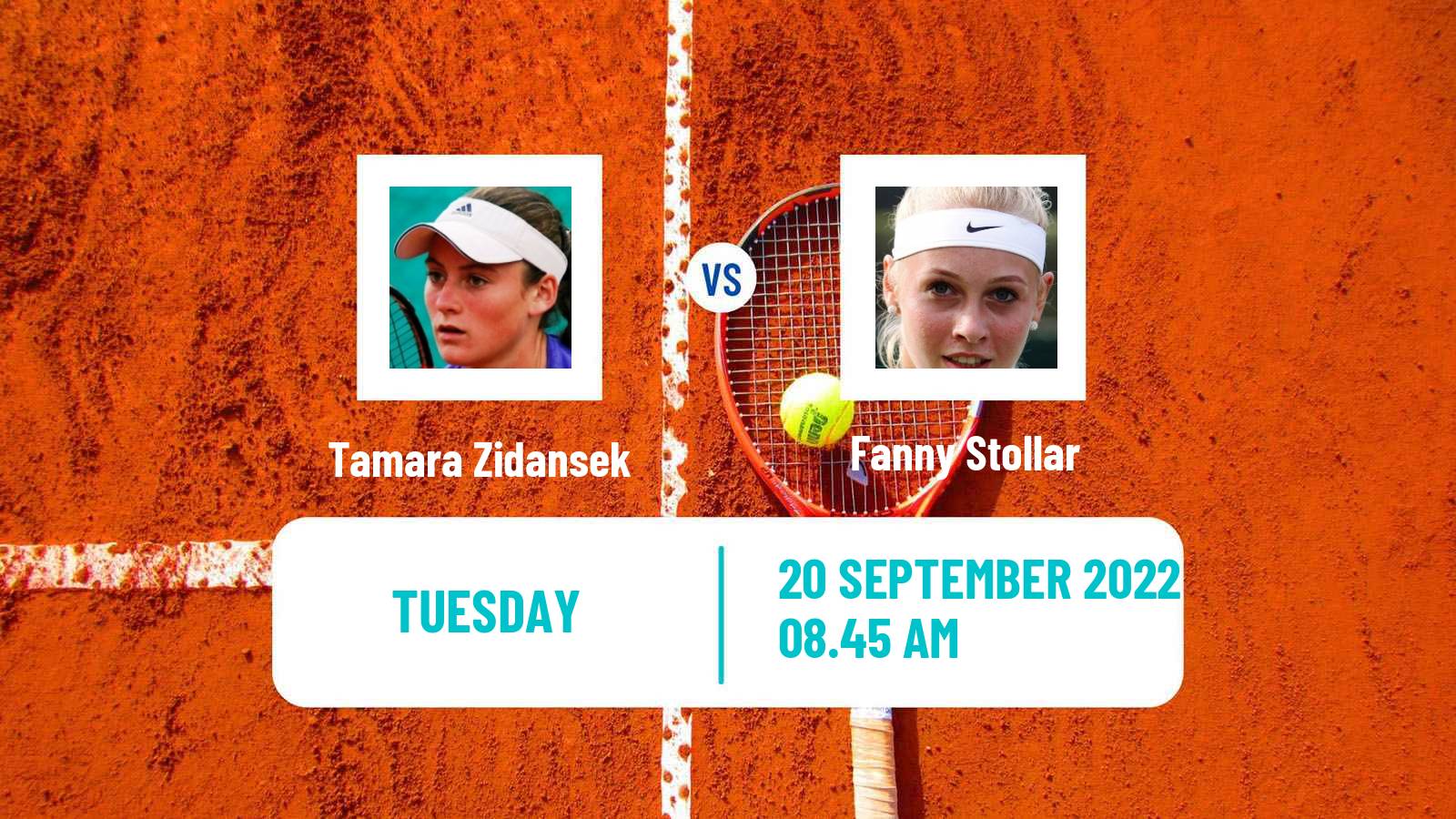 Tennis ATP Challenger Tamara Zidansek - Fanny Stollar