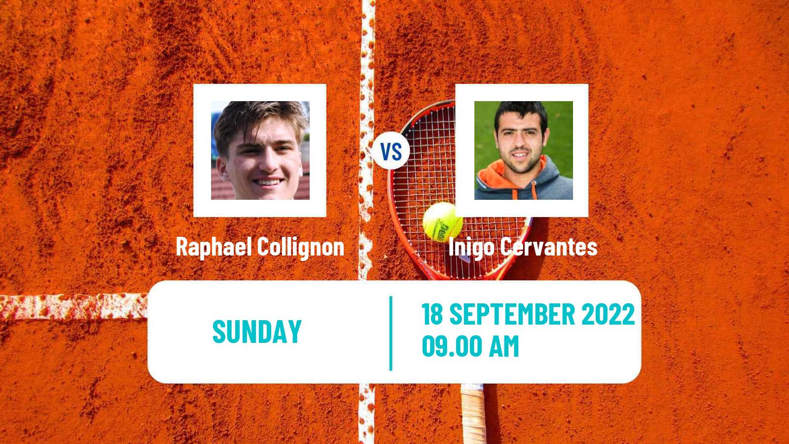 Tennis ATP Challenger Raphael Collignon - Inigo Cervantes