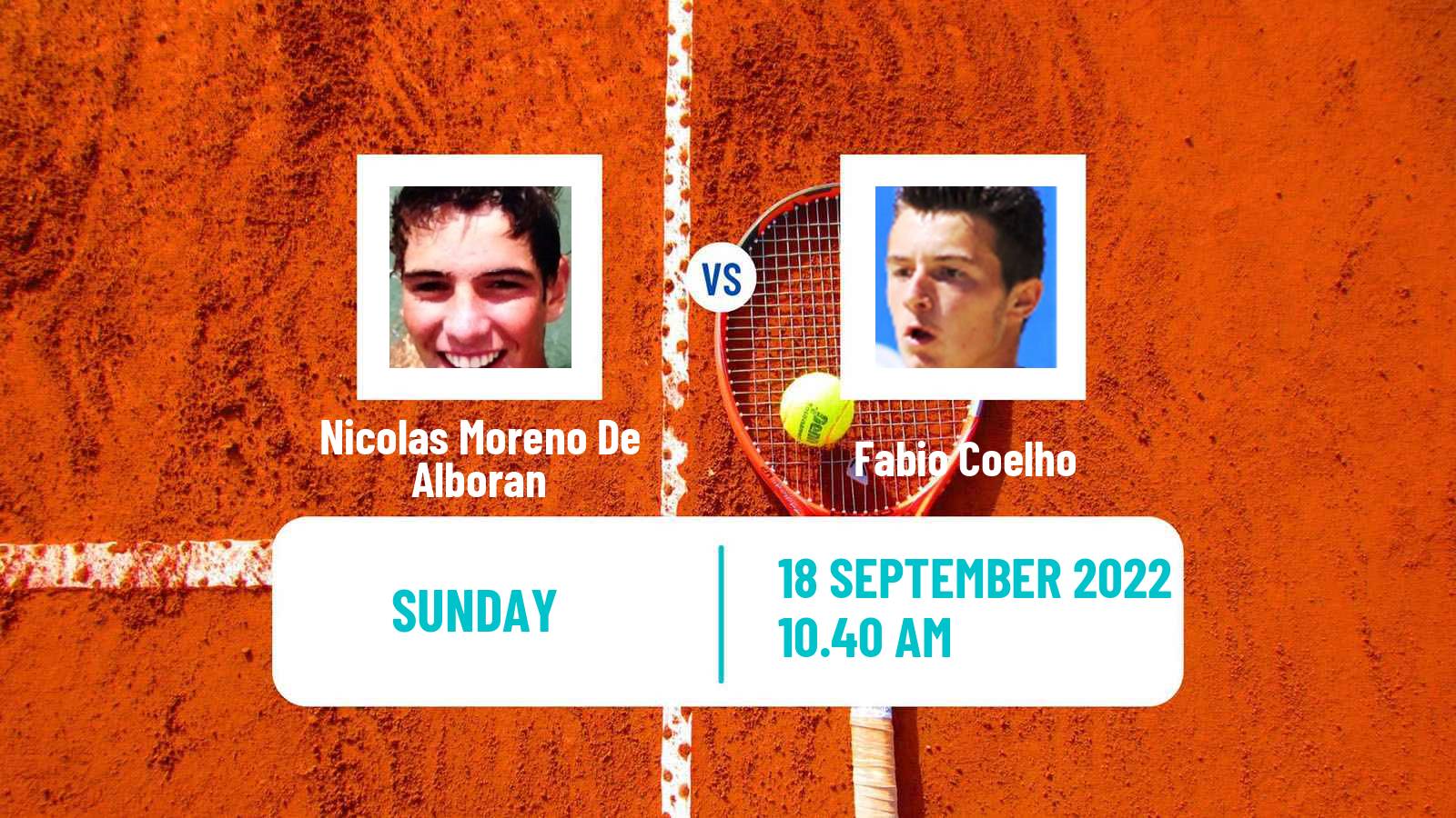 Tennis ATP Challenger Nicolas Moreno De Alboran - Fabio Coelho